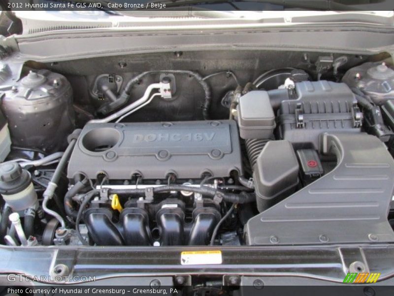 Cabo Bronze / Beige 2012 Hyundai Santa Fe GLS AWD
