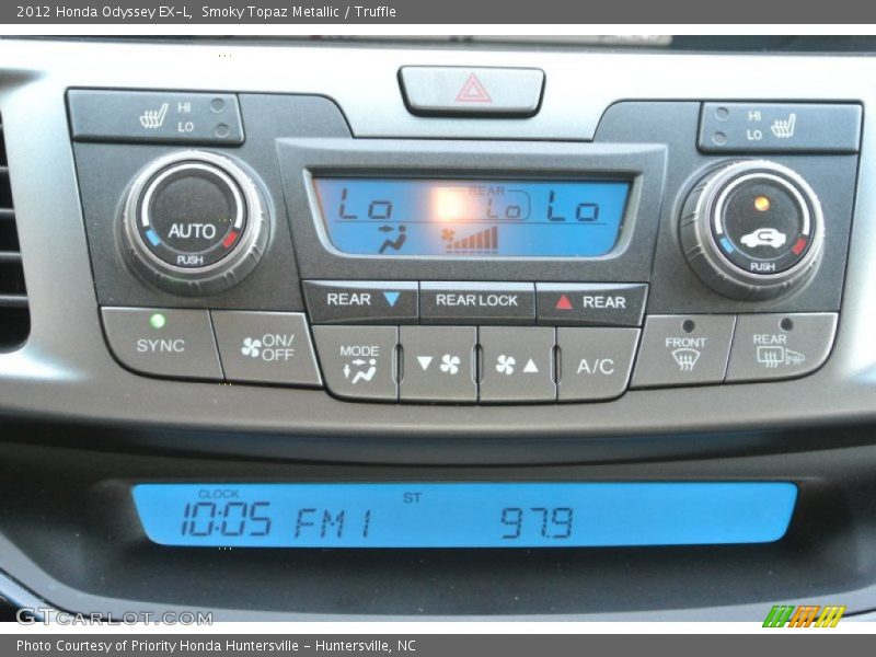 Smoky Topaz Metallic / Truffle 2012 Honda Odyssey EX-L