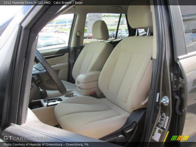 Cabo Bronze / Beige 2012 Hyundai Santa Fe GLS AWD