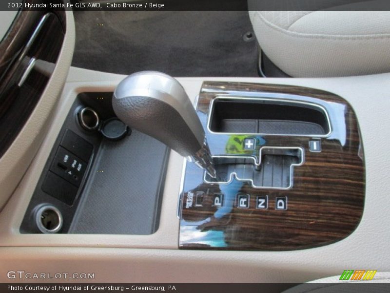 Cabo Bronze / Beige 2012 Hyundai Santa Fe GLS AWD