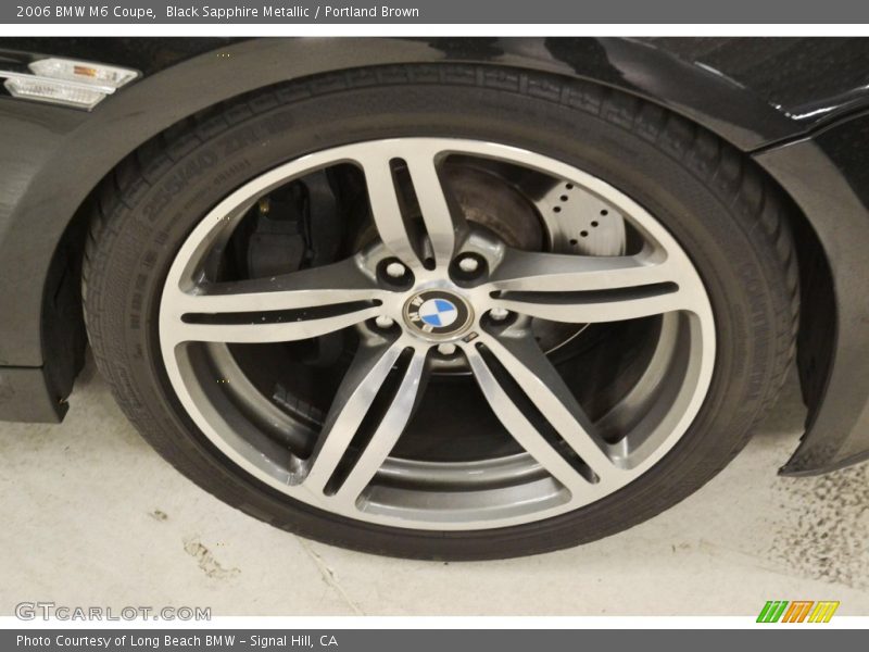 Black Sapphire Metallic / Portland Brown 2006 BMW M6 Coupe