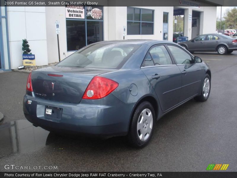 Stealth Gray Metallic / Ebony 2006 Pontiac G6 Sedan