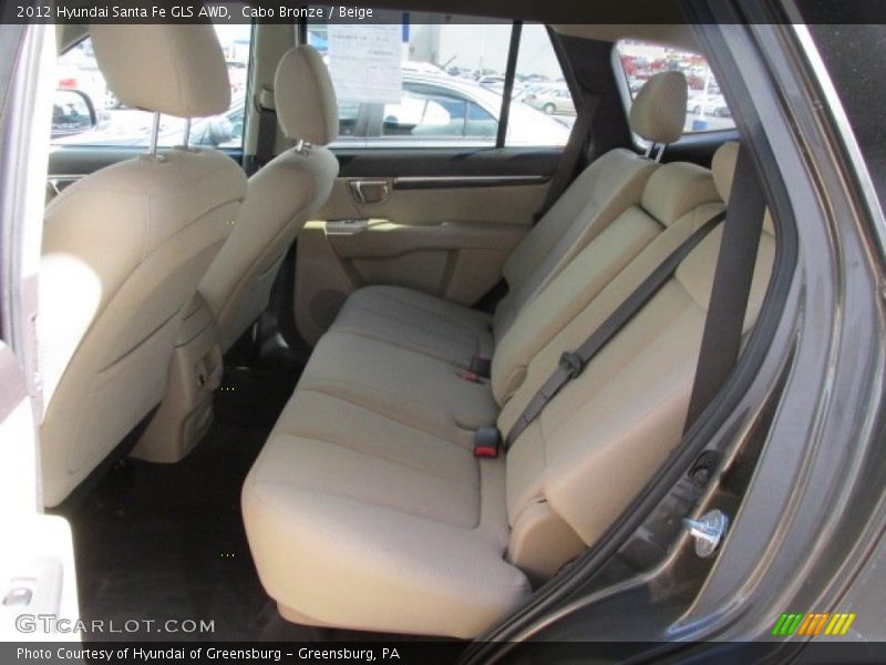 Cabo Bronze / Beige 2012 Hyundai Santa Fe GLS AWD