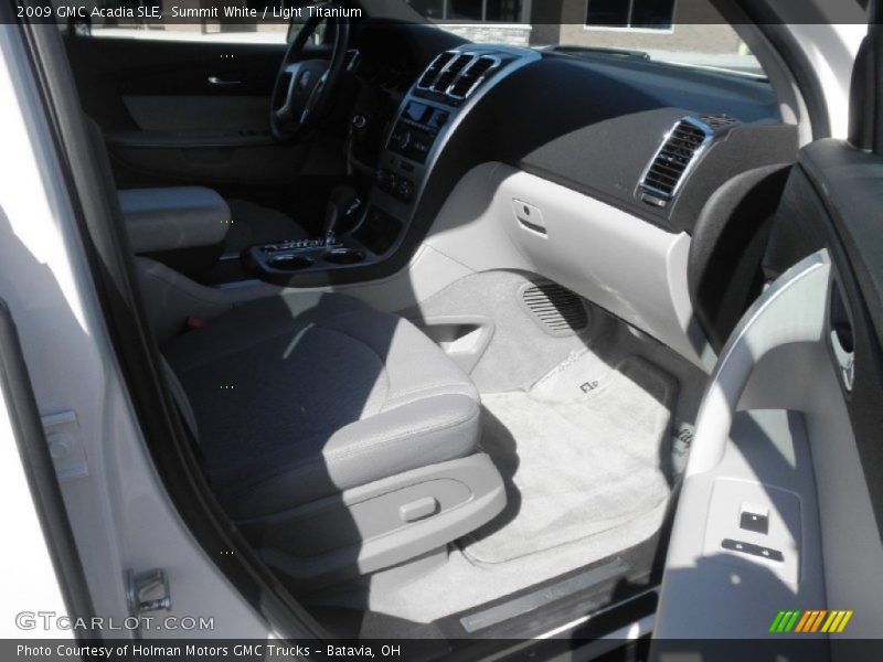 Summit White / Light Titanium 2009 GMC Acadia SLE