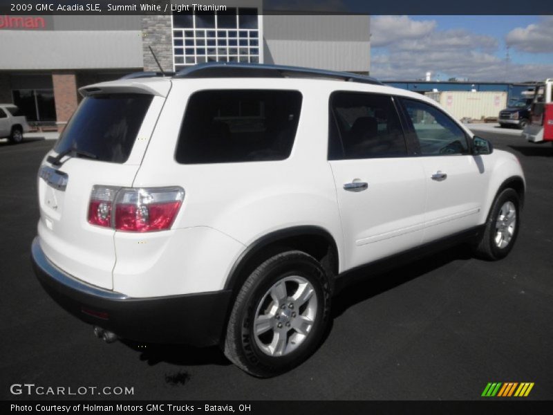 Summit White / Light Titanium 2009 GMC Acadia SLE