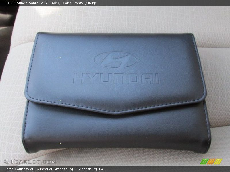 Cabo Bronze / Beige 2012 Hyundai Santa Fe GLS AWD