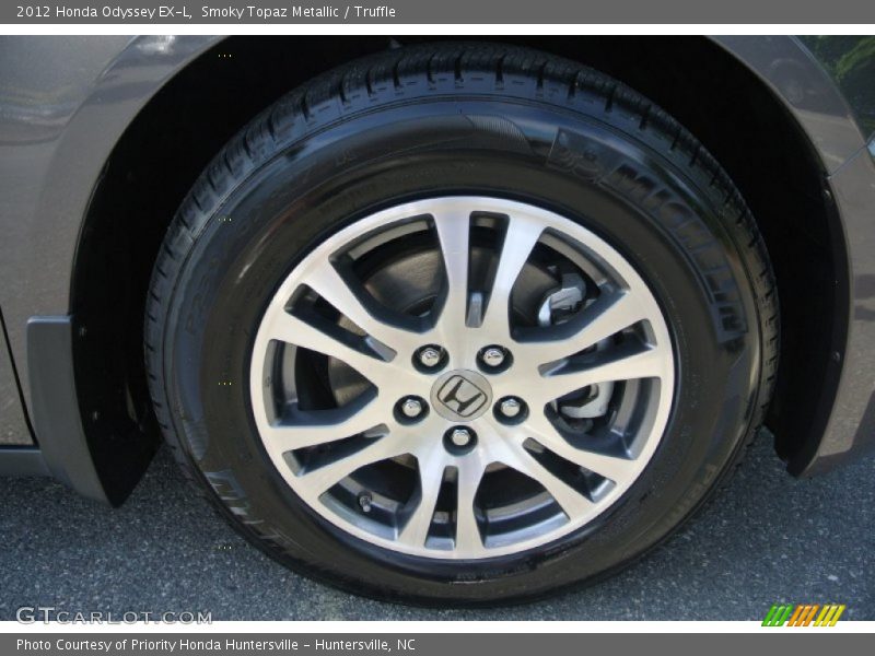 Smoky Topaz Metallic / Truffle 2012 Honda Odyssey EX-L