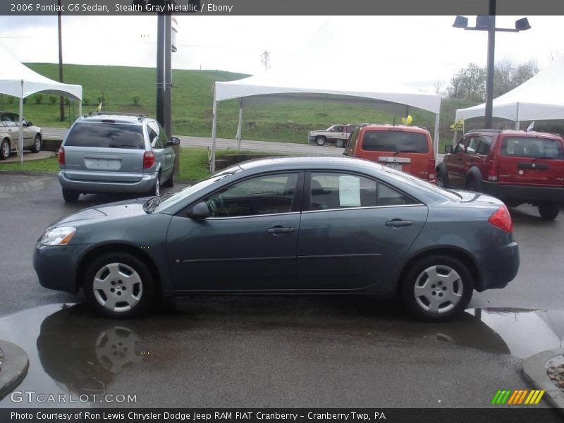 Stealth Gray Metallic / Ebony 2006 Pontiac G6 Sedan