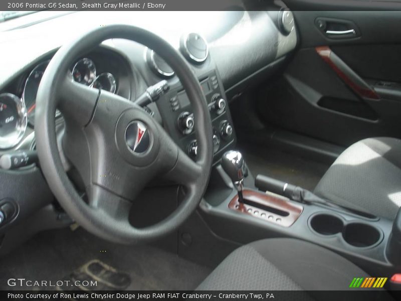 Stealth Gray Metallic / Ebony 2006 Pontiac G6 Sedan