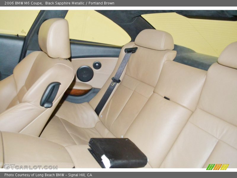 Rear Seat of 2006 M6 Coupe