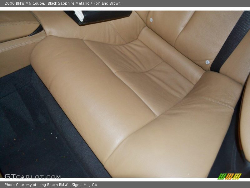 Black Sapphire Metallic / Portland Brown 2006 BMW M6 Coupe