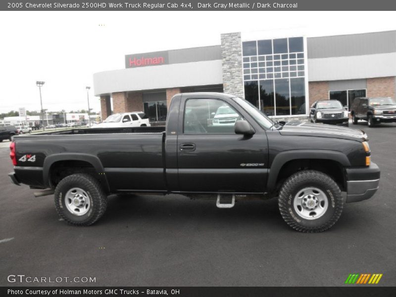 Dark Gray Metallic / Dark Charcoal 2005 Chevrolet Silverado 2500HD Work Truck Regular Cab 4x4