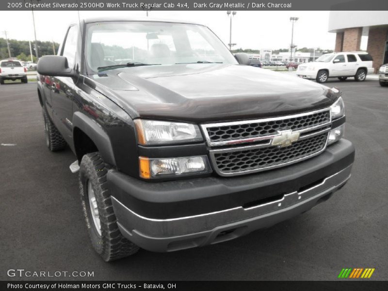 Dark Gray Metallic / Dark Charcoal 2005 Chevrolet Silverado 2500HD Work Truck Regular Cab 4x4