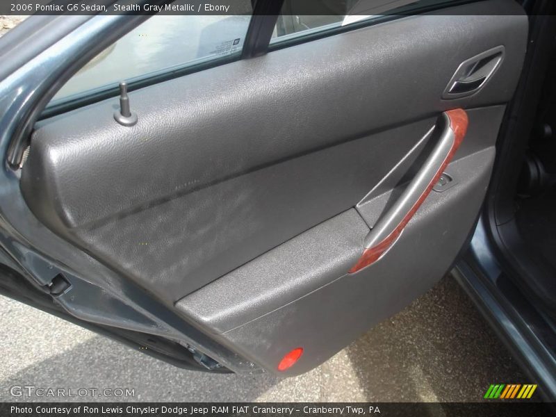 Stealth Gray Metallic / Ebony 2006 Pontiac G6 Sedan