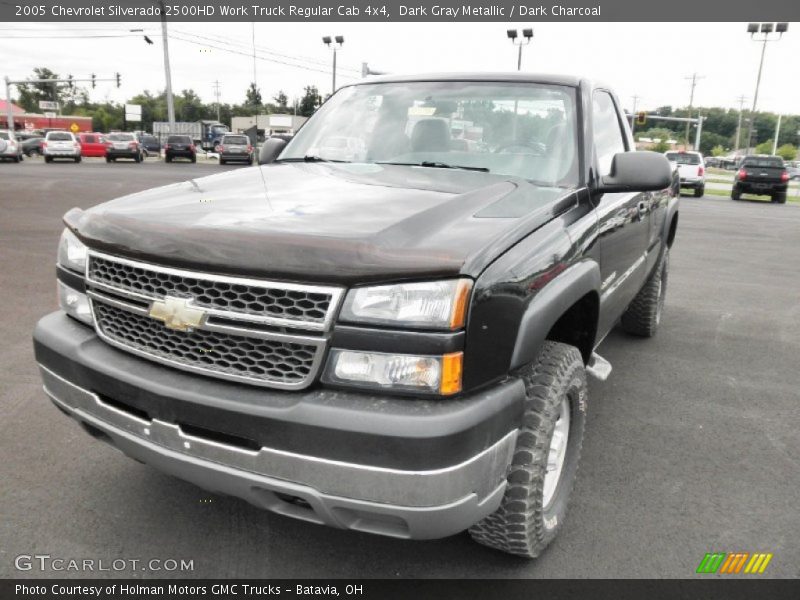 Dark Gray Metallic / Dark Charcoal 2005 Chevrolet Silverado 2500HD Work Truck Regular Cab 4x4