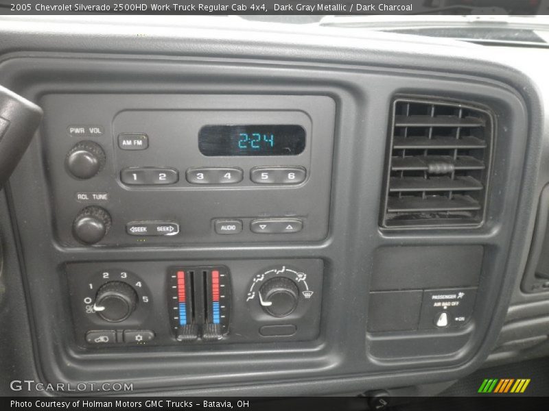 Dark Gray Metallic / Dark Charcoal 2005 Chevrolet Silverado 2500HD Work Truck Regular Cab 4x4