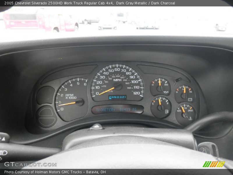 Dark Gray Metallic / Dark Charcoal 2005 Chevrolet Silverado 2500HD Work Truck Regular Cab 4x4