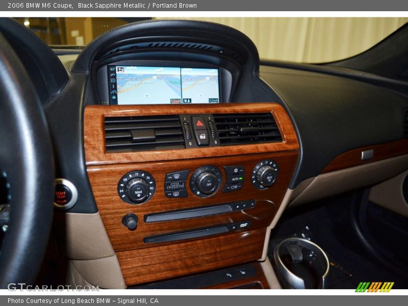 Controls of 2006 M6 Coupe
