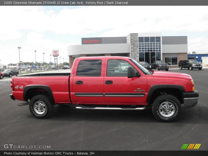 Victory Red / Dark Charcoal 2005 Chevrolet Silverado 2500HD LS Crew Cab 4x4