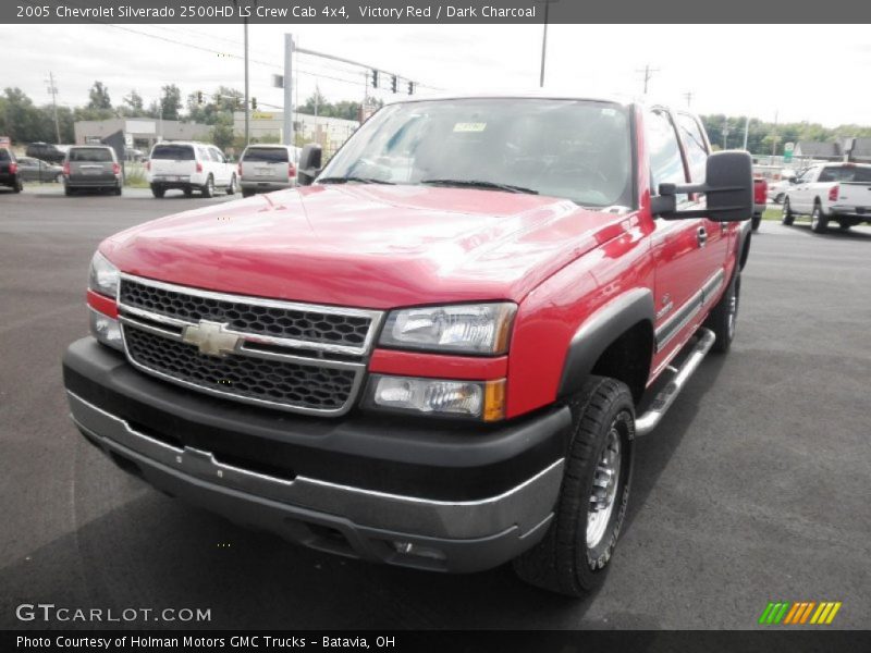 Victory Red / Dark Charcoal 2005 Chevrolet Silverado 2500HD LS Crew Cab 4x4