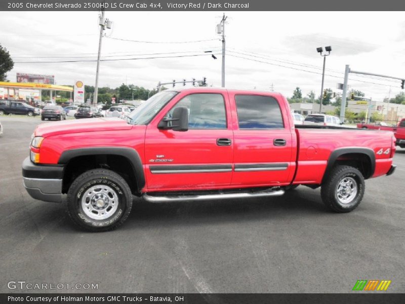 Victory Red / Dark Charcoal 2005 Chevrolet Silverado 2500HD LS Crew Cab 4x4