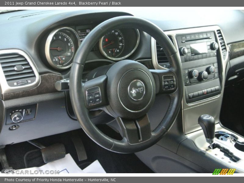 Blackberry Pearl / Black 2011 Jeep Grand Cherokee Laredo 4x4