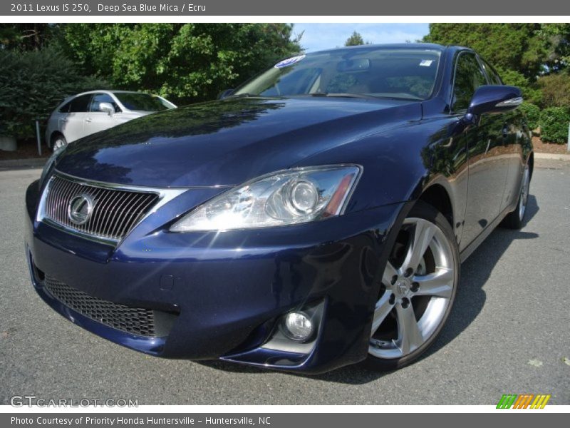 Deep Sea Blue Mica / Ecru 2011 Lexus IS 250