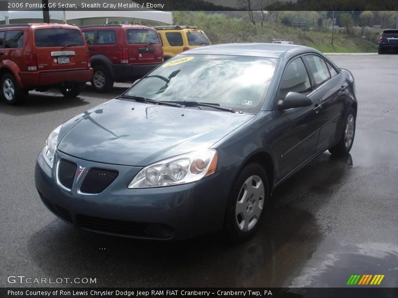 Stealth Gray Metallic / Ebony 2006 Pontiac G6 Sedan