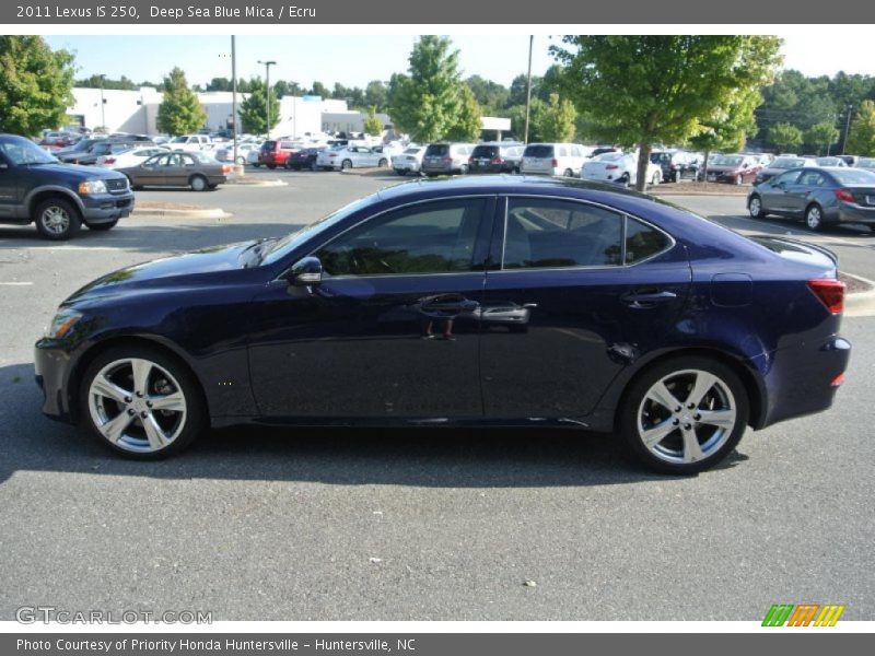 Deep Sea Blue Mica / Ecru 2011 Lexus IS 250