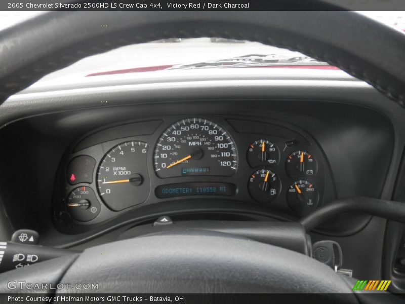 Victory Red / Dark Charcoal 2005 Chevrolet Silverado 2500HD LS Crew Cab 4x4