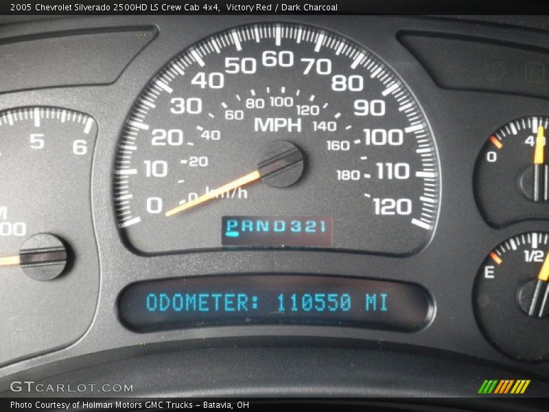 Victory Red / Dark Charcoal 2005 Chevrolet Silverado 2500HD LS Crew Cab 4x4