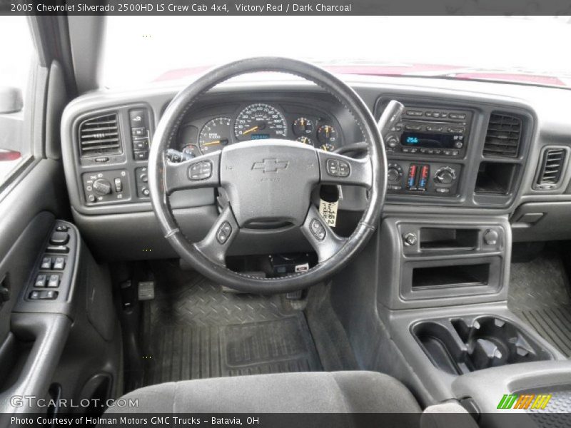 Victory Red / Dark Charcoal 2005 Chevrolet Silverado 2500HD LS Crew Cab 4x4