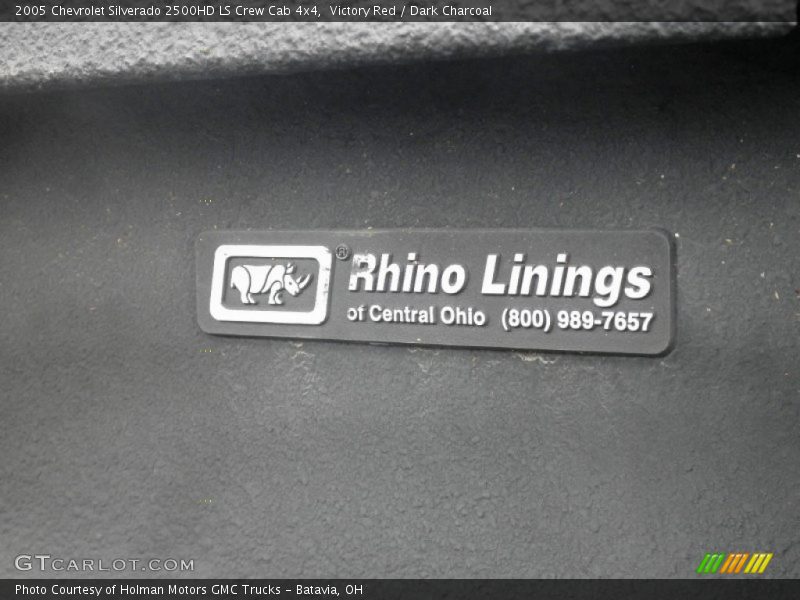 Victory Red / Dark Charcoal 2005 Chevrolet Silverado 2500HD LS Crew Cab 4x4