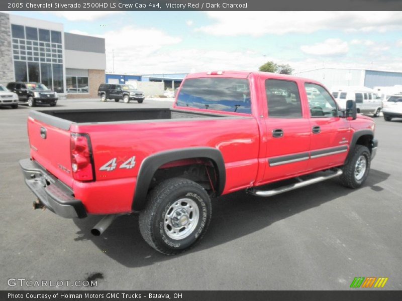 Victory Red / Dark Charcoal 2005 Chevrolet Silverado 2500HD LS Crew Cab 4x4