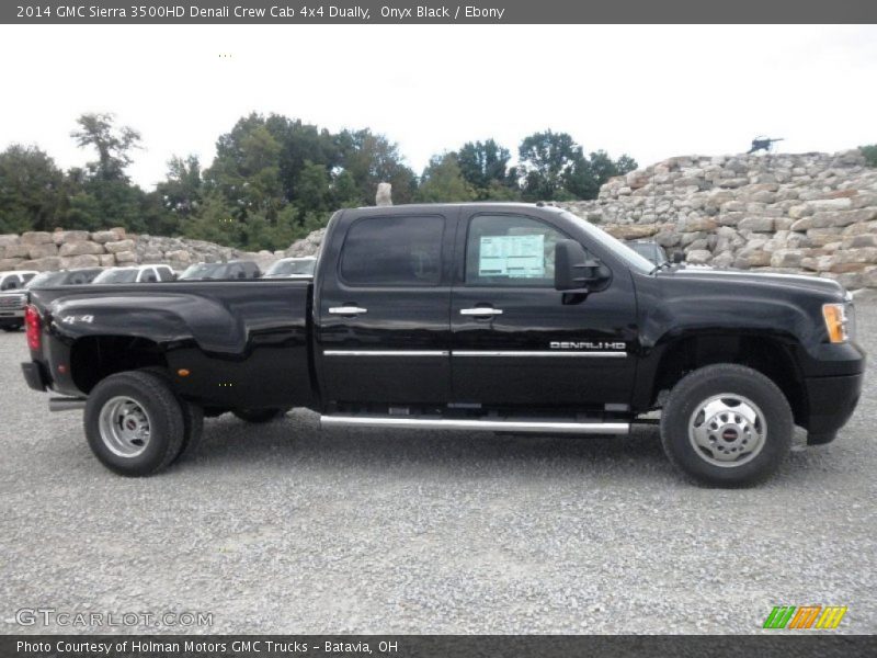 2014 Sierra 3500HD Denali Crew Cab 4x4 Dually Onyx Black