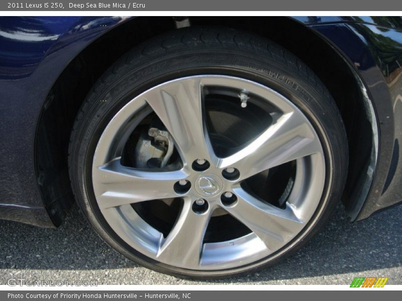 Deep Sea Blue Mica / Ecru 2011 Lexus IS 250