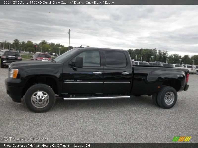  2014 Sierra 3500HD Denali Crew Cab 4x4 Dually Onyx Black