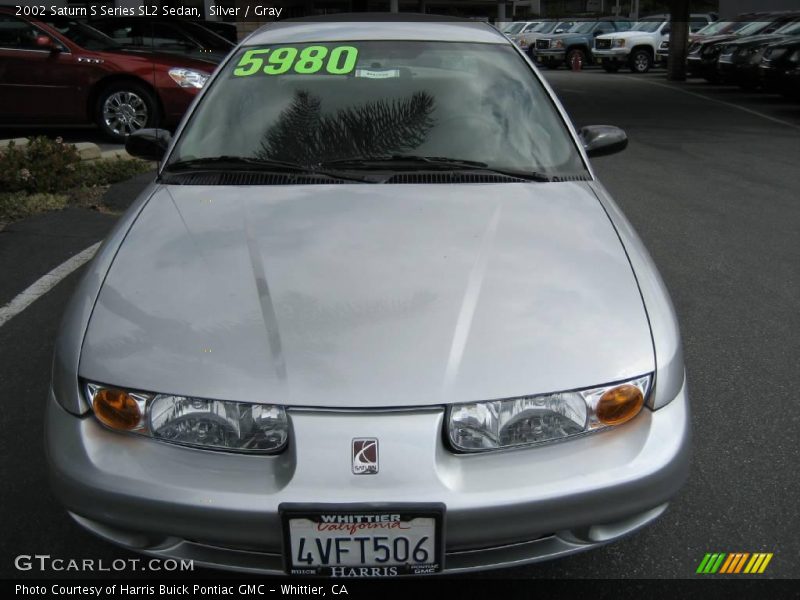 Silver / Gray 2002 Saturn S Series SL2 Sedan