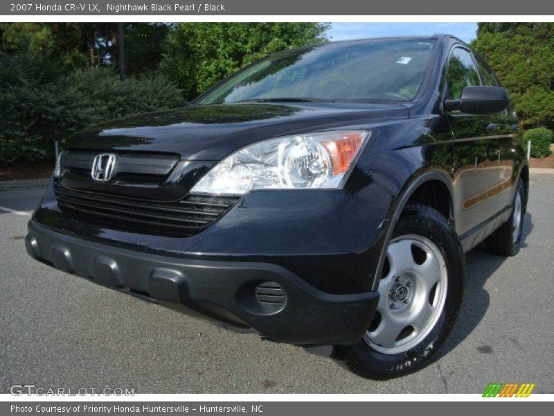 Nighthawk Black Pearl / Black 2007 Honda CR-V LX