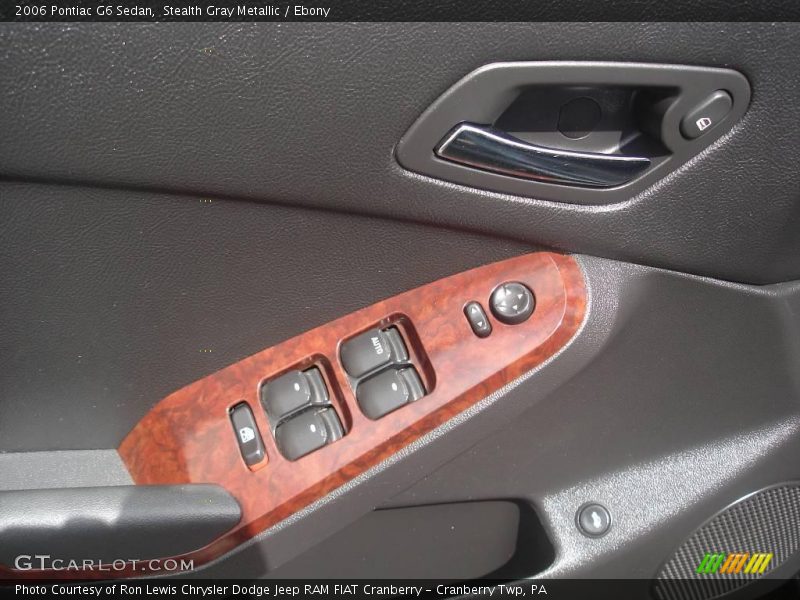 Stealth Gray Metallic / Ebony 2006 Pontiac G6 Sedan