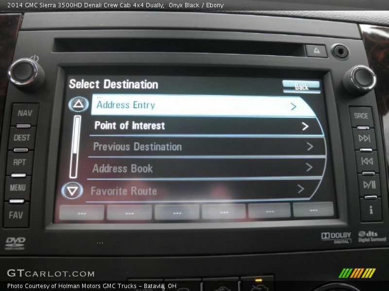 Onyx Black / Ebony 2014 GMC Sierra 3500HD Denali Crew Cab 4x4 Dually