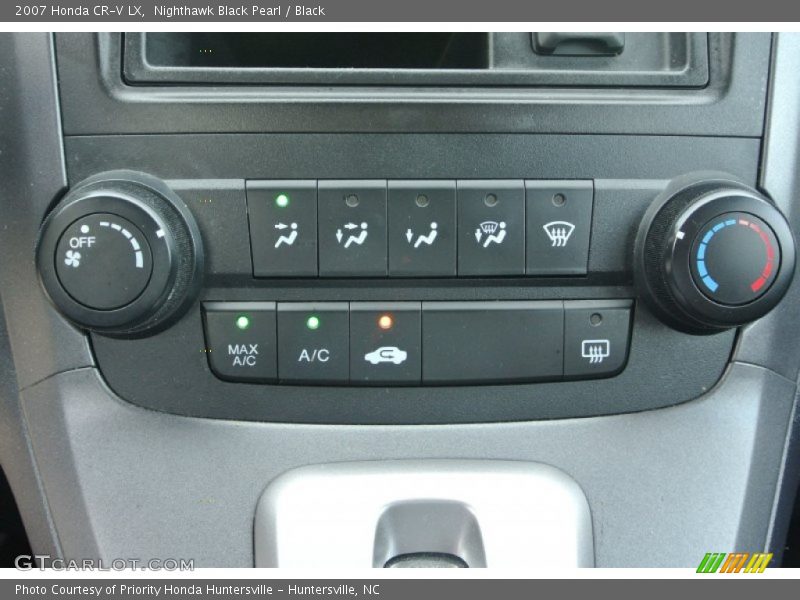 Controls of 2007 CR-V LX