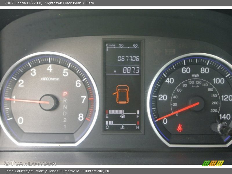 Nighthawk Black Pearl / Black 2007 Honda CR-V LX