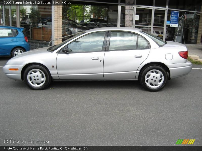 Silver / Gray 2002 Saturn S Series SL2 Sedan