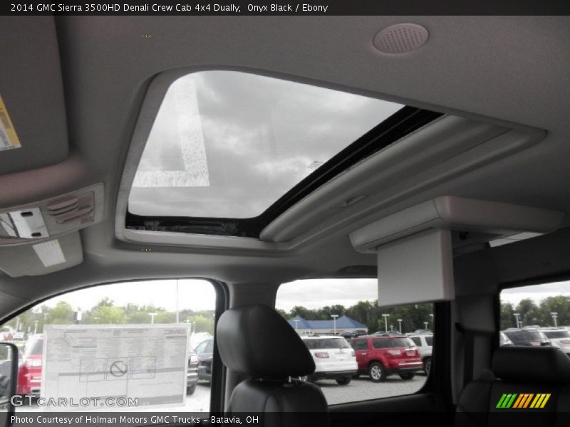 Onyx Black / Ebony 2014 GMC Sierra 3500HD Denali Crew Cab 4x4 Dually