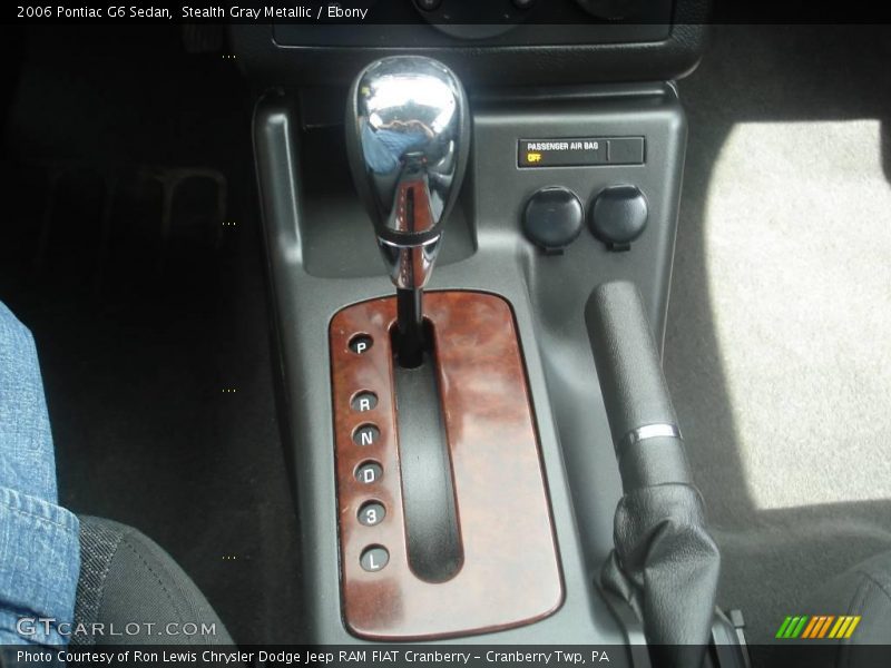 Stealth Gray Metallic / Ebony 2006 Pontiac G6 Sedan