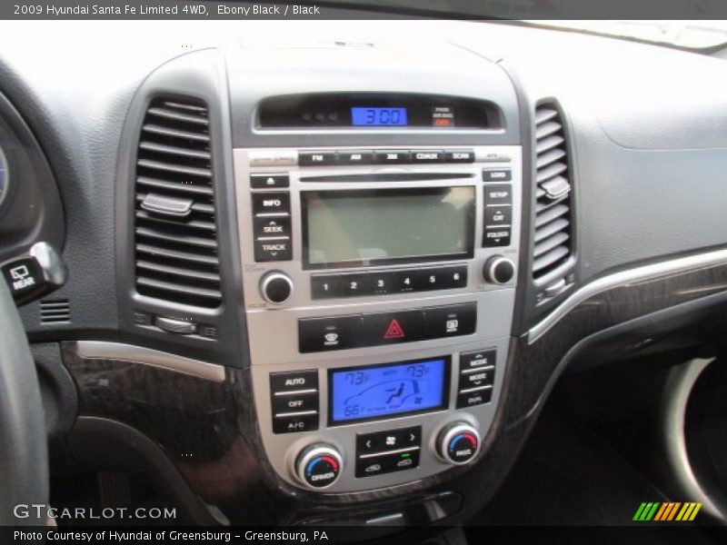 Ebony Black / Black 2009 Hyundai Santa Fe Limited 4WD