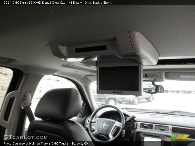 Onyx Black / Ebony 2014 GMC Sierra 3500HD Denali Crew Cab 4x4 Dually