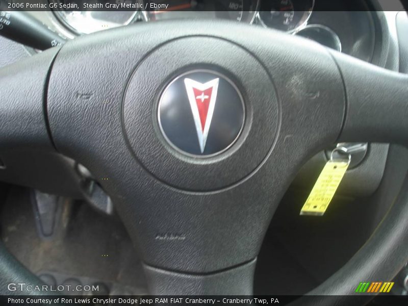 Stealth Gray Metallic / Ebony 2006 Pontiac G6 Sedan