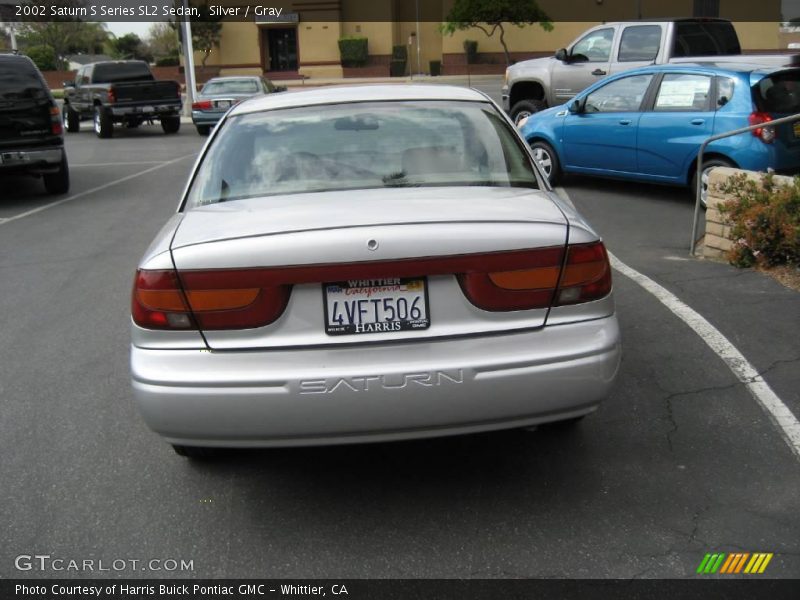 Silver / Gray 2002 Saturn S Series SL2 Sedan
